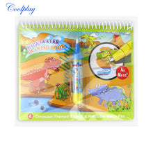 Load image into Gallery viewer, COOLPLAY Magic Water Drawing Book Coloring Book Doodle &amp; Magic Pen Painting Drawing Board For Kids Toys Birthday Gift