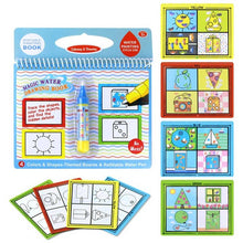 Load image into Gallery viewer, COOLPLAY Magic Water Drawing Book Coloring Book Doodle &amp; Magic Pen Painting Drawing Board For Kids Toys Birthday Gift