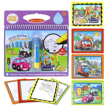 Load image into Gallery viewer, COOLPLAY Magic Water Drawing Book Coloring Book Doodle &amp; Magic Pen Painting Drawing Board For Kids Toys Birthday Gift