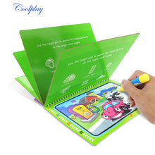 Load image into Gallery viewer, COOLPLAY Magic Water Drawing Book Coloring Book Doodle &amp; Magic Pen Painting Drawing Board For Kids Toys Birthday Gift