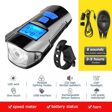 Load image into Gallery viewer, Waterproof Bicycle Light