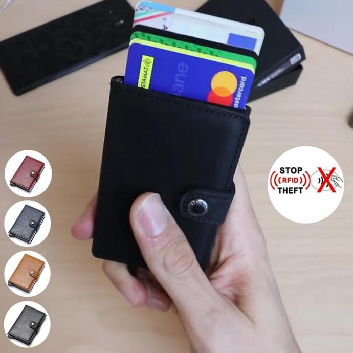 RFID Blocking Vintage Business Wallet (+ FreeShipping)